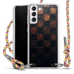 New Carry Case Transparent Stoff colourful/silber