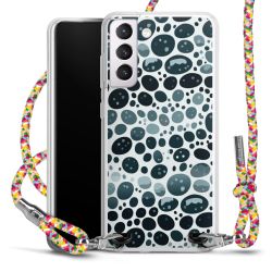 New Carry Case Transparent Stoff colourful/silber