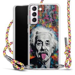 New Carry Case Transparent Stoff colourful/silber