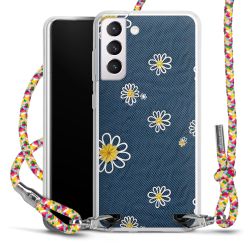 New Carry Case Transparent Stoff colourful/silber