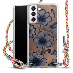 New Carry Case Transparent Stoff colourful/silber