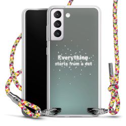 New Carry Case Transparent Stoff colourful/silber