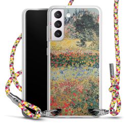 New Carry Case Transparent Stoff colourful/silber