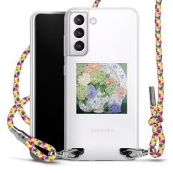 New Carry Case Transparent Stoff colourful/silber