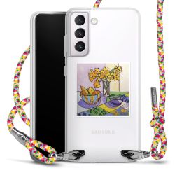 New Carry Case Transparent Stoff colourful/silber