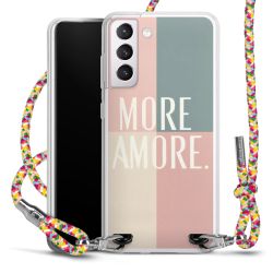 New Carry Case Transparent Stoff colourful/silber