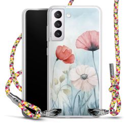 New Carry Case Transparent Stoff colourful/silber