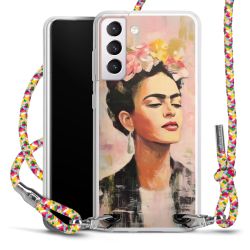 New Carry Case Transparent Stoff colourful/silber