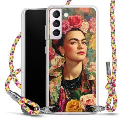 New Carry Case Transparent Stoff colourful/silber