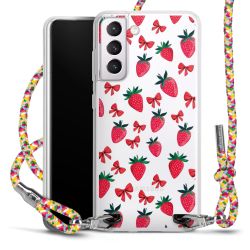 New Carry Case Transparent Stoff colourful/silber