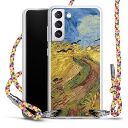 New Carry Case Transparent Stoff colourful/silber