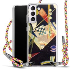 New Carry Case Transparent Stoff colourful/silber