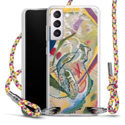 New Carry Case Transparent Stoff colourful/silber