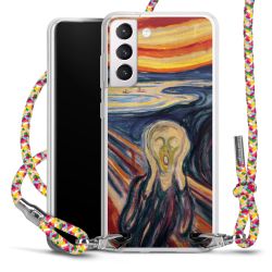 New Carry Case Transparent Stoff colourful/silber
