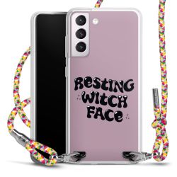 New Carry Case Transparent Stoff colourful/silber