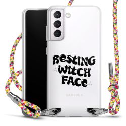 New Carry Case Transparent Stoff colourful/silber