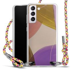 New Carry Case Transparent Stoff colourful/silber