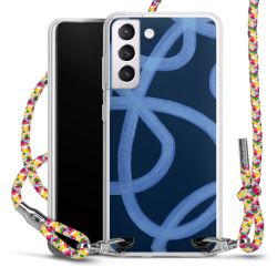 New Carry Case Transparent Stoff colourful/silber