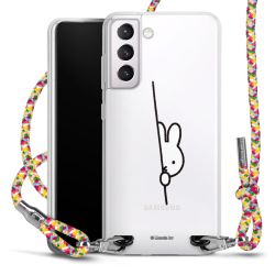 New Carry Case Transparent Stoff colourful/silber