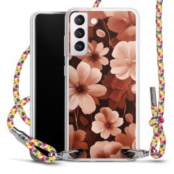 New Carry Case Transparent Stoff colourful/silber