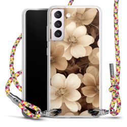 New Carry Case Transparent Stoff colourful/silber