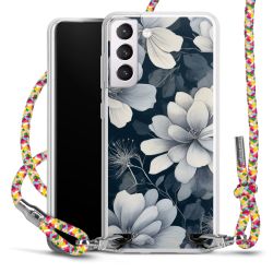 New Carry Case Transparent Stoff colourful/silber