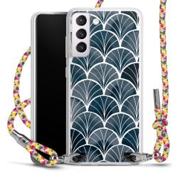 New Carry Case Transparent Stoff colourful/silber