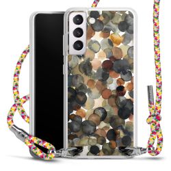 New Carry Case Transparent Stoff colourful/silber