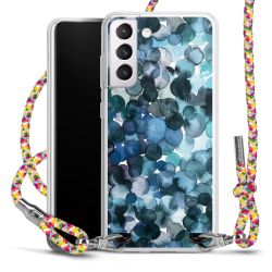 New Carry Case Transparent Stoff colourful/silber