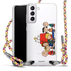 New Carry Case Transparent Stoff colourful/silber