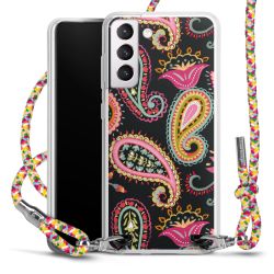 New Carry Case Transparent Stoff colourful/silber