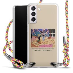 New Carry Case Transparent Stoff colourful/silber