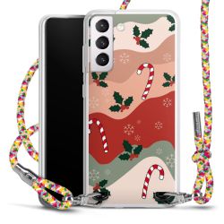 New Carry Case Transparent Stoff colourful/silber