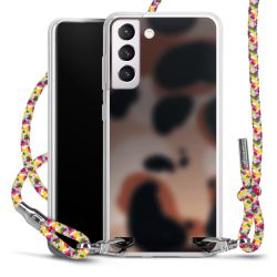 New Carry Case Transparent Stoff colourful/silber