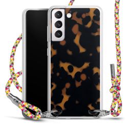 New Carry Case Transparent Stoff colourful/silber