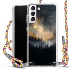 New Carry Case Transparent Stoff colourful/silber