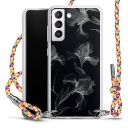 New Carry Case Transparent Stoff colourful/silber