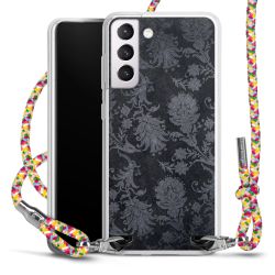 New Carry Case Transparent Stoff colourful/silber