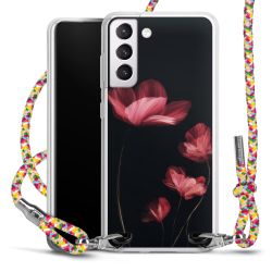 New Carry Case Transparent Stoff colourful/silber