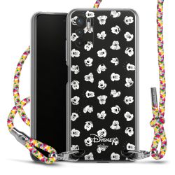 New Carry Case Transparent Stoff colourful/silber