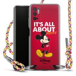 New Carry Case Transparent Stoff colourful/silber