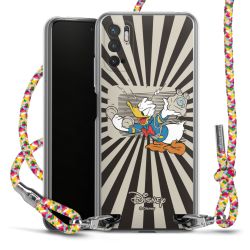 New Carry Case Transparent Stoff colourful/silber