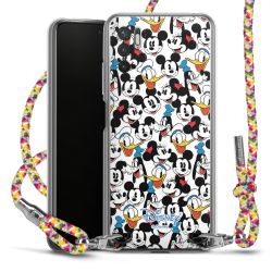 New Carry Case Transparent Stoff colourful/silber