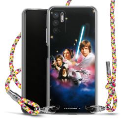 New Carry Case Transparent Stoff colourful/silber