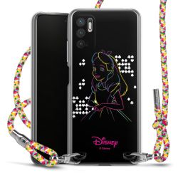 New Carry Case Transparent Stoff colourful/silber