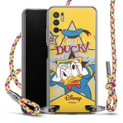 New Carry Case Transparent Stoff colourful/silber