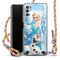 New Carry Case Transparent Stoff colourful/silber