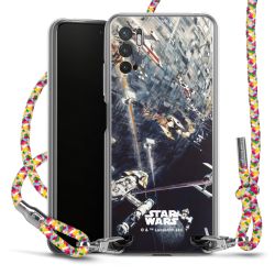 New Carry Case Transparent Stoff colourful/silber