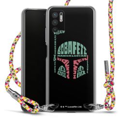 New Carry Case Transparent Stoff colourful/silber