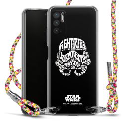 New Carry Case Transparent Stoff colourful/silber